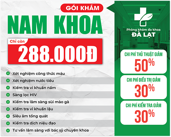 Gói khám tổng quát chuyên sâu dành cho Nam